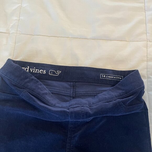 Vineyard Vines Girls Blue Corduroy Pants - Picture 5 of 11